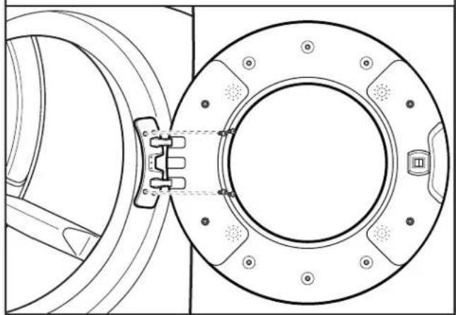 MAYTAG MGD6630MBK - Retirer la porte de la sécheuse - 1