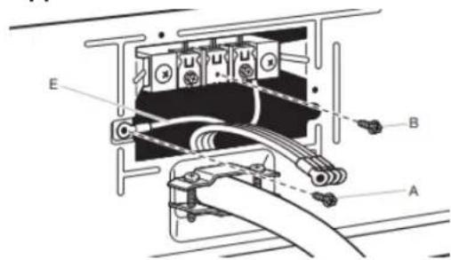 MAYTAG MED6630MBK - Raccordement du cable d'alimentation à 3 fils - 1
