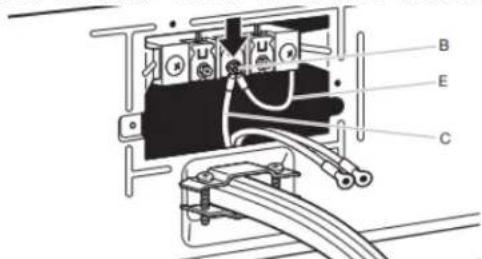 MAYTAG MED6630MBK - Connect neutral bond wire and neutral wire - 1