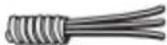 MAYTAG MED6630MBK - Fixer le cable à raccordement direct au serre-cables - 3