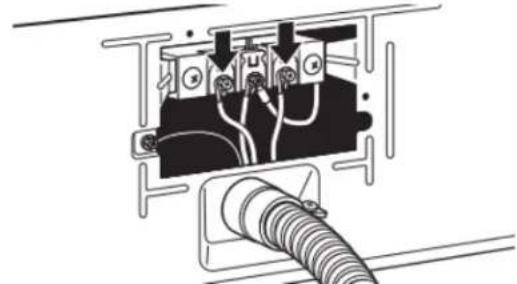 MAYTAG MED6630MBK - Préparer le cable à 4 fils pour un raccordement direct - 5