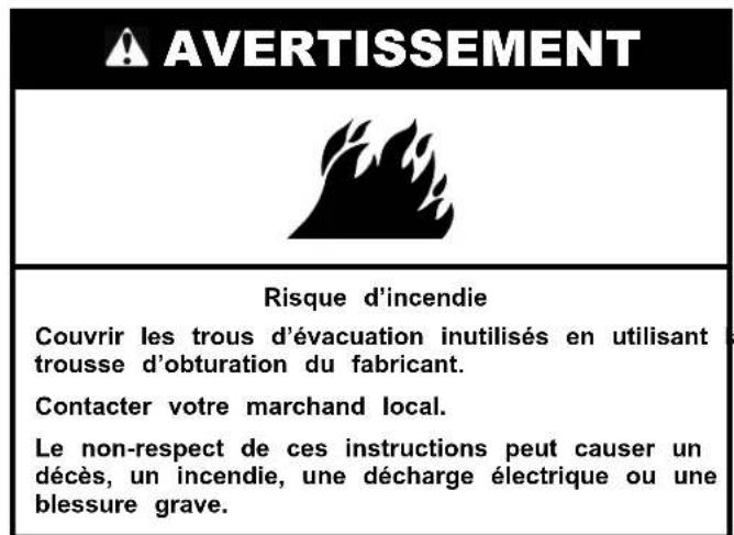 MAYTAG MED6630MBK - Installations d'évacuation recommendées : - 2