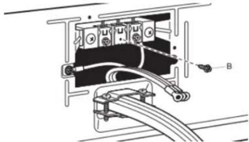 MAYTAG MED6630MBK - Remove center screw - 1