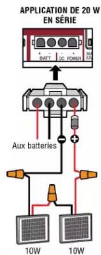 LIFT-MASTER LMWETXU - Câbler les panneaux solaires - 1