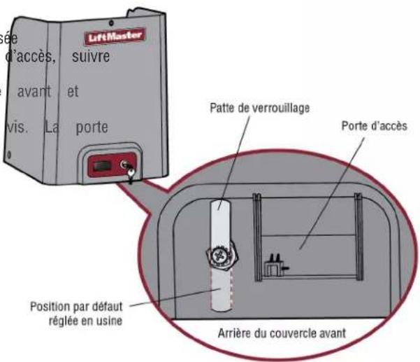 LIFT-MASTER LMWETXU - Verrouillage de la porte d'accès - 1
