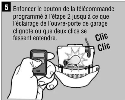LIFT-MASTER 956EVP2 - Programmation de la télécommande (953EV, 953EV-P2, 953EVC et 953EVC-P2) - 12
