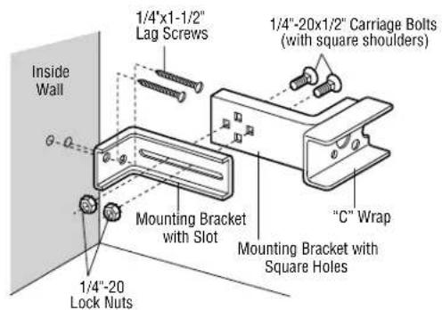 LIFT-MASTER 41K4629 - WALL INSTALLATION - 2