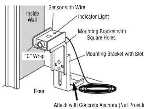 LIFT-MASTER 41K4629 - DOOR TRACK INSTALLATION - 2