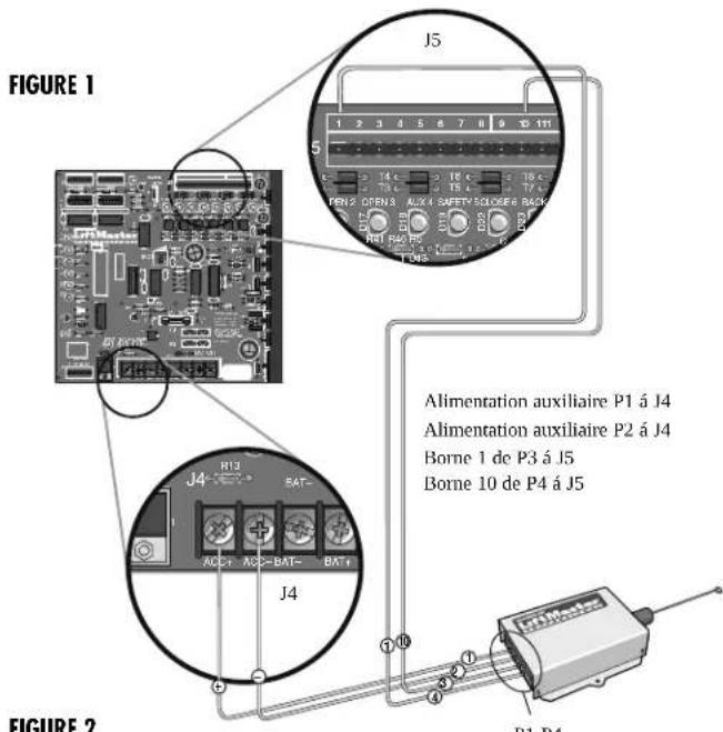 LIFT-MASTER MASTDCBB - Pour effacer tous les CODES de controle a distance - 1