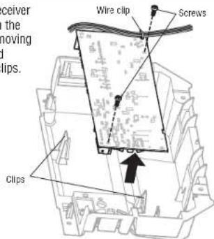 LIFT-MASTER 050ACTBMC - Remove the receiver logic board - 3