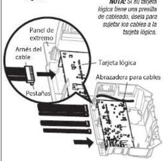 LIFT-MASTER 050ACTBMC - Instalar la tarjeta lógica del receptor - 1