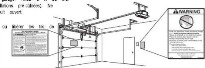 LIFT-MASTER 87802 - 3DEFIXER les étiquettes d'avertissement - 1