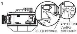 LIFT-MASTER 87802 - Pour ajouter, reprogrammer ou modifier une télécommande avec l'aide du bouton de programmation - 1