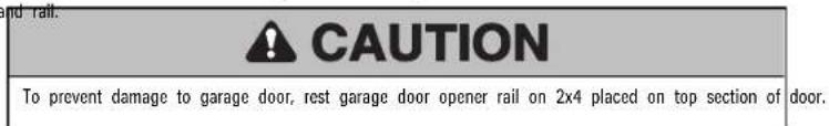 LIFT-MASTER 87802 - Position the Garage Door Opener - 1
