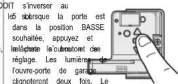 LIFT-MASTER 87802 - - Programmez le déplacement - 5