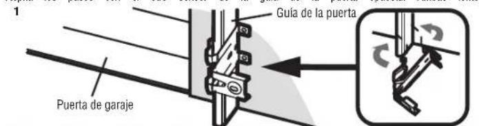 LIFT-MASTER 87802 - Instale los sensores de inversionion de seguidad - 3