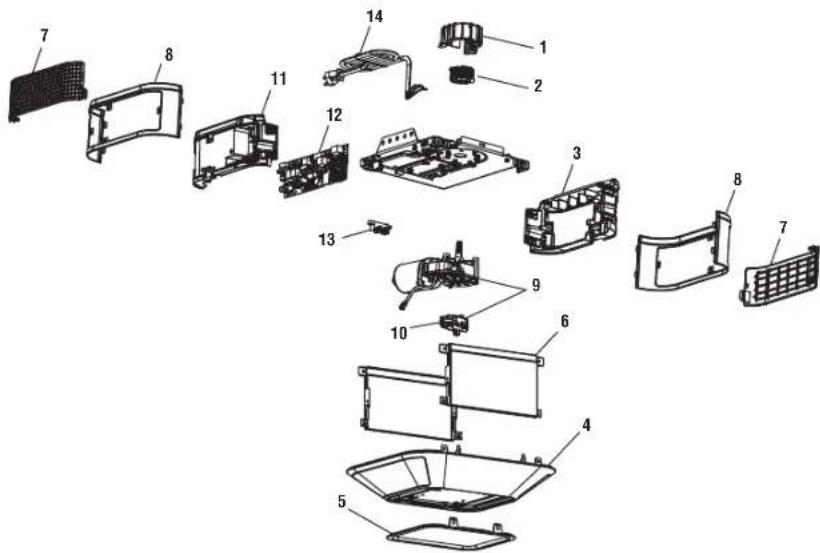 LIFT-MASTER 87802 - Garage Door Opener Parts 84501 - 1