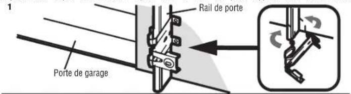 LIFT-MASTER 87802 - Installer les capteurs d'inversion de sécurité - 2