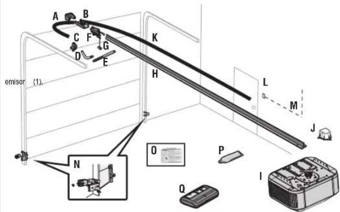 LIFT-MASTER 87802 - HERRAJE DEL PANEL DE CONTROL - 1