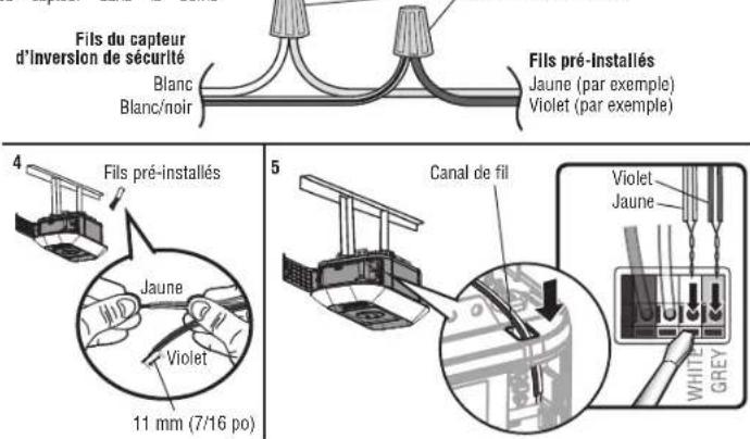 LIFT-MASTER 87802 - OPTION b - installation précaablee - 2