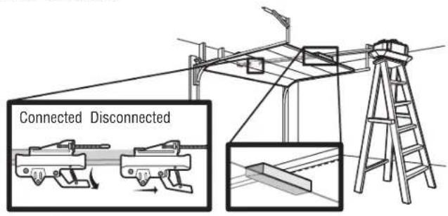 LIFT-MASTER 87802 - Position the Garage Door Opener - 2