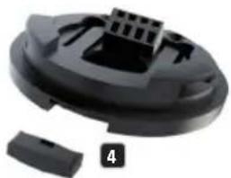 LD Systems DQOR 5 W - Passage central des CABLES - 1
