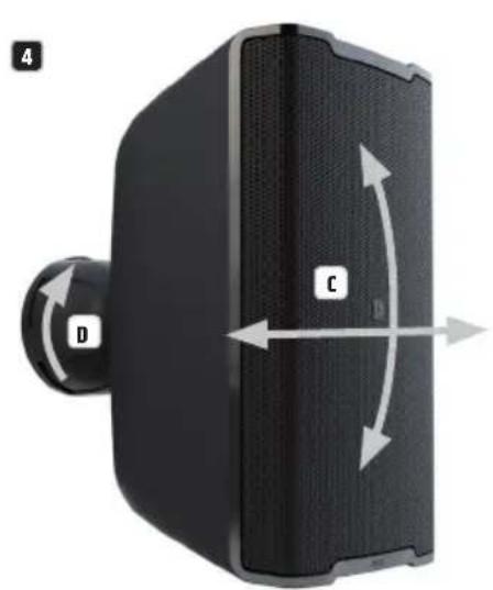 LD Systems DQOR 5 W - Montage MURAL - 6