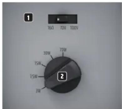 LD Systems DQOR 5 B - Réglages transformeur - 1