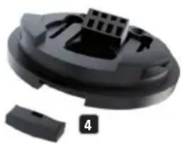 LD Systems DQOR 5 B - CENTRAL CABLE BUSHING - 1