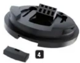 LD Systems DQOR 3 T W - CENTRAL CABLE BUSHING - 1