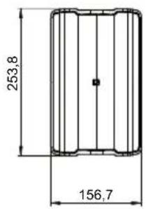 LD Systems DQOR 3 T W - WYMIARY (MM) - 3