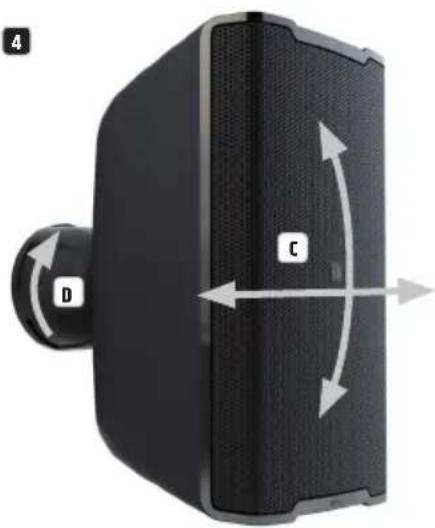 LD Systems DQOR 3 T W - WANDMONTAGE - 3