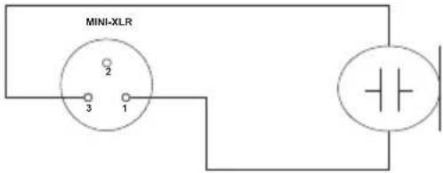 LD Systems U518 R - BELTPACK MINI-XLR PIN ASSIGNMENT - 2