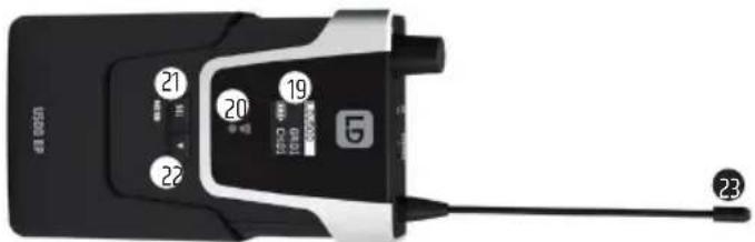 LD Systems U506 UK MC - HEADPHONE VOLUME LEVEL - 1