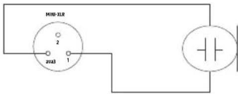 LD Systems U506 UK MC - BELTPACK MINI-XLR PIN ASSIGNMENT - 2
