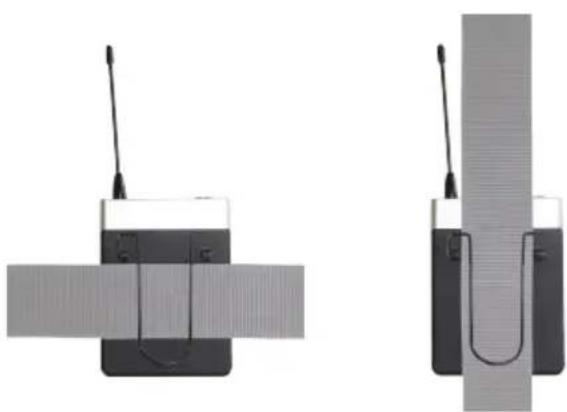 LD Systems U518 MD - BEFESTIGEN DES TASCHENSENDERS - 1