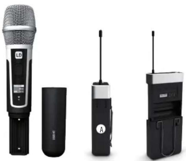 LD Systems U505 MC - WYMIANA BATERII - 1