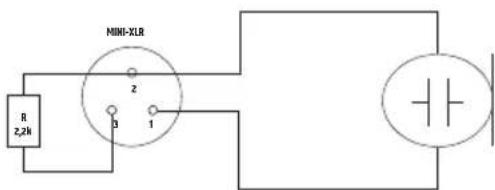 LD Systems U505 MC - BELTPACK MINI-XLR PIN ASSIGNMENT - 3