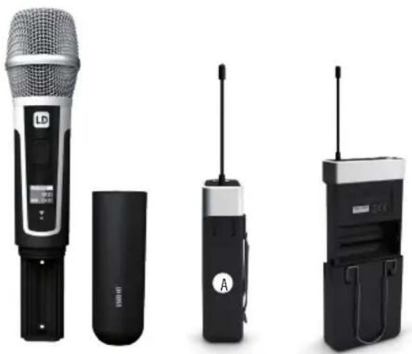 LD Systems U506 R2 - MOCOWANIE NADAJNIKA KIESZONKOWEGO - 2