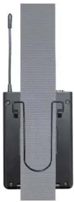 LD Systems U308 MD - ATTACHING THE POCKET TRANSMITTER - 2