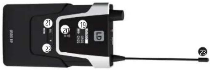 LD Systems U508 MD - PETACA TRANSMISORA - 2