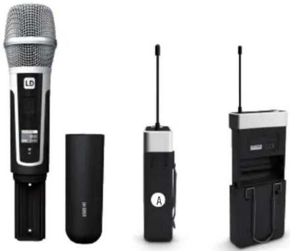 LD Systems U508 MD - SOSTITUZIONE DELLE BATTERIE - 1