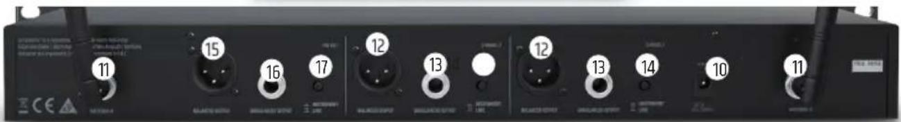 LD Systems U508 MD - HEADPHONE VOLUME LEVEL - 3