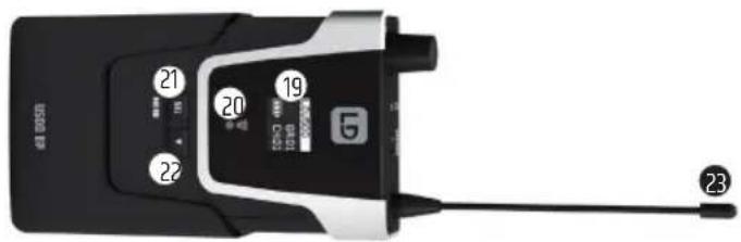 LD Systems U508 MD - TRASMETITORE TASCABILE - 2