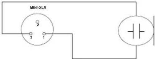 LD Systems U518 MC - BELTPACK MINI-XLR PIN ASSIGNMENT - 2