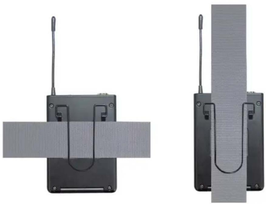 LD Systems U306 R2 - ZAMOCOWANIE NADAJNIKA KIESZONKOWEGO - 1