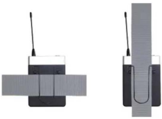 LD Systems U506 MC - BEFESTIGEN DES TASCHENSENDERS - 1