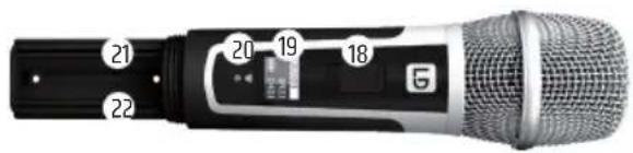 LD Systems U508 MC - MICROFONO TRANSMISOR DE MANO - 1