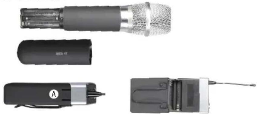 LD Systems U500 DC - BEFESTIGEN DES TASCHENSENDERS - 2
