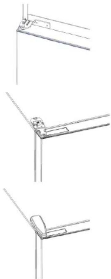 HOOVER HOCE7620DX - ZMIANA KIERUNKU OTWIERANIA DRZWI - 3